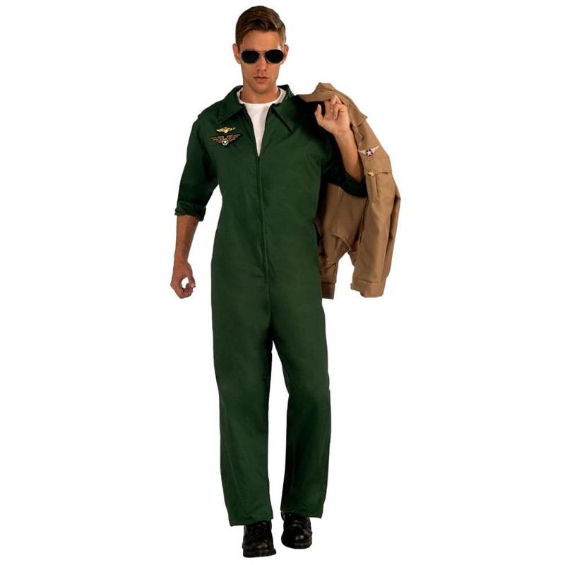 Aviator Jumpsuit Adult Costume, 1 of 2