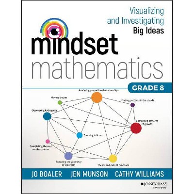 Mindset Mathematics: Visualizing and Investigating Big Ideas, Grade 8 - by  Jo Boaler & Jen Munson & Cathy Williams (Paperback)