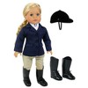 Sophia’s Complete Equestrian Set for 18" Dolls, Navy - 3 of 4