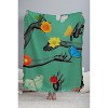 Chromoeye Jewels in Teal 56"x46" Woven Throw Blanket - Deny Designs - 3 of 4