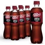 Dr Pepper Zero Sugar Soda - 6pk/16.9 fl oz Bottles
