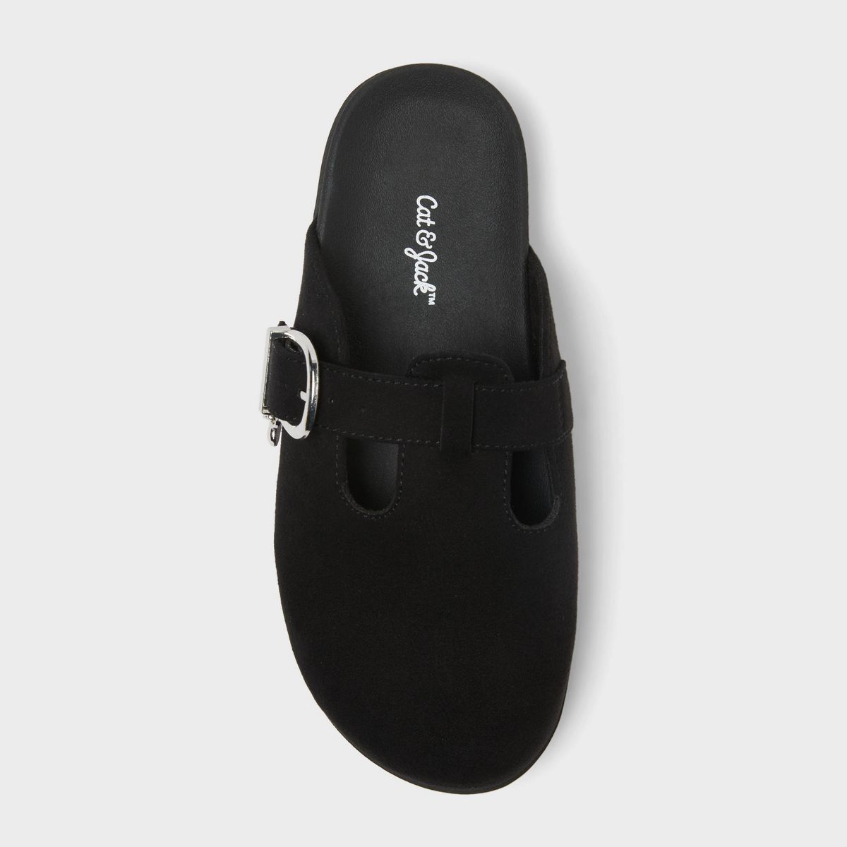 Kids' Deandre T-Strap Clogs - Cat & Jack™ Black - thumbnail 3
