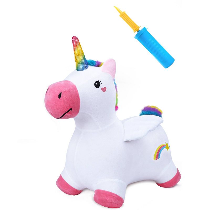 iPlay, iLearn Bouncy Pals Hopping Animal - Bouncy Unicorn, 1 of 7