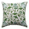 Garden Ferns and Mushrooms Decorative Cushion – 18 Inch by Manual Woodworkers and Weavers - 2 of 3