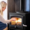 DuraVent DVL 6DVL-48 6'' Galvanized Steel/Stainless Steel Double Wall Wood Burning Stove Pipe Connector to Vent Smoke or Exhaust, Black - 4 of 4