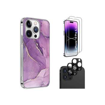 SaharaCase iPhone 14 Pro 6.1" Bundle Series Case with Tempered Glass Screen and Camera Protector