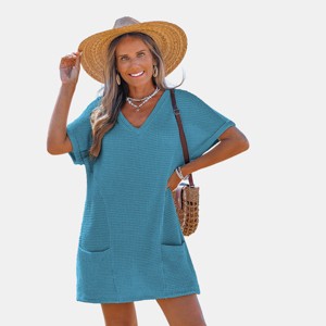 Women's Dreamy Tides Cover-Up Mini Dress - Cupshe - 1 of 4