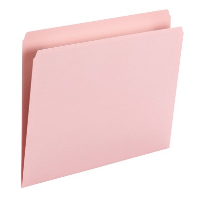 Smead File Folder, Straight Cut, Letter Size, 100 per Box