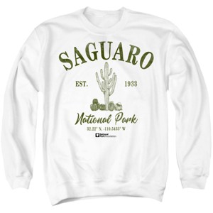 Men's Saguaro National Park Saguaro Cactus Icon Crewneck Sweatshirt - 1 of 4