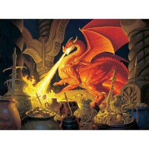 Sunsout Smaug Dragon 1000 pc   Jigsaw Puzzle 75570 - 1 of 4