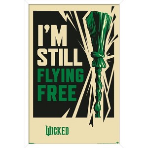 Trends International Wicked: For Good (2025) - I'm Still Flying Free Framed Wall Poster Prints - 1 of 4
