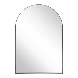 TopComfy Makeup Mirrors Deep Frame Rectangle Mirror Modern Dresser Mirror Wall Mounted Decor Decorative Wall Mirror for Bedroom, Black, 36"*24"*1.2" - 1 of 4