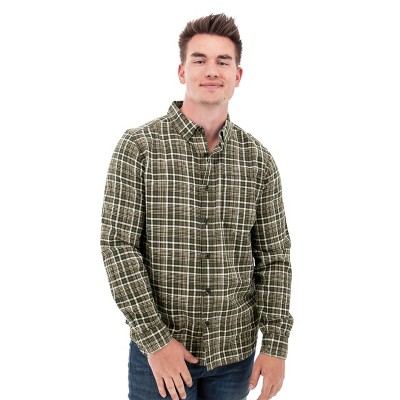Old Ranch Brands Men's Chase Organic Hidden Button-Down Shirt