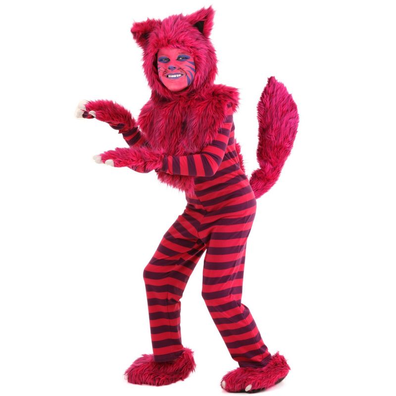 HalloweenCostumes.com Child Deluxe Cheshire Cat Costume., 1 of 2