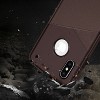 Reiko Apple iPhone X/XS TPU Leather Feel Case Leather Fit Flexible Slim Premium Case in Brown - 3 of 4