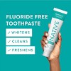 Native Premium Whitening Wild Mint & Peppermint Oil Fluoride Free Toothpaste - 4.1 oz - 2 of 4