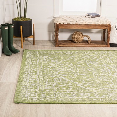 Malta Bohemian Medallion 8' x 10' Gray Synthetic Area Rug