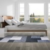 Washable Modern Geometric Rug Non Slip Low Pile Rug Soft Throw Floor Cover Foldable Indoor Carpet for Living Room Bedroom Playroom Nursery - 4 of 4