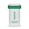 Native Deodorant for Women & Men - Eucalyptus & Mint - Aluminum Free - 2.65oz - 2 of 4