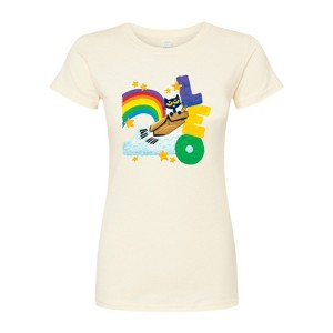 Women's - Pete the Cat - Leo Fitted Graphic T-Shirt - 1 of 3