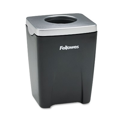 Fellowes Office Suites Paper Clip Cup Plastic 2 7/16 x 2 3/16 x 3 1/4 Black/Silver 8032801