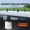 VEVOR Van Roof Ladder Rack, 2 Bars Alloy Steel Roof Racks, 500 LBS Capacity Rain-Gutter Roof Rack, Adjustable Length 35.8"-57.5", Black - 4 of 4