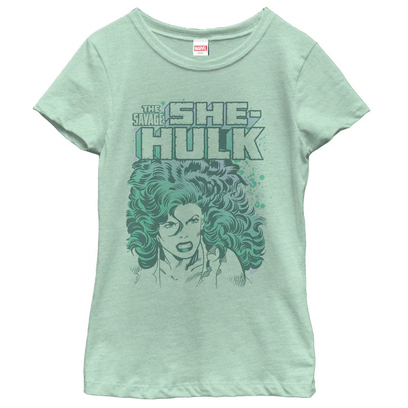 Girl's Marvel She-Hulk T-Shirt, 1 of 4