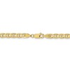 Black Bow Jewelry 10k Yellow Gold 4.5mm Solid Concave Anchor Chain Bracelet - 3 of 4