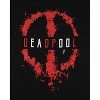 Marvel Comics Men's Deadpool Splatter Logo Adult Short Sleeve T-Shirt - 2 of 3