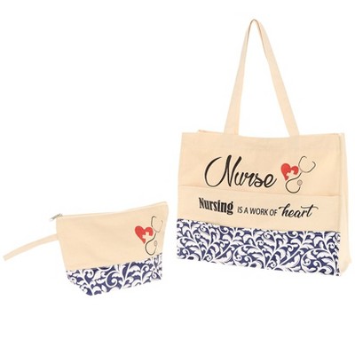 The Lakeside Collection Occupational Tote Bag and Pouch