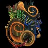 Boy's Design By Humans The ART of Music By Adamzworld T-Shirt - 2 of 2