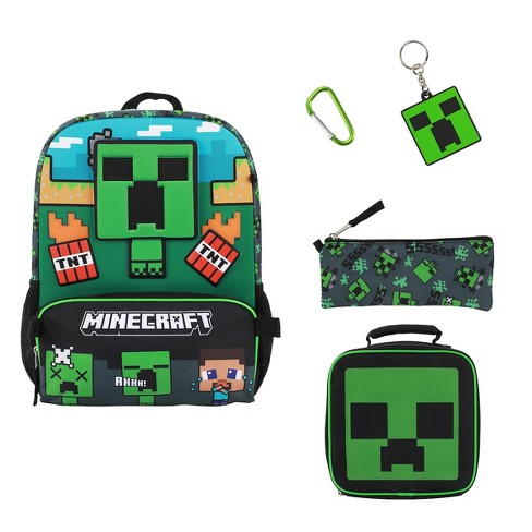 Minecraft backpack and lunchbox sale
