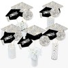 Big Dot of Happiness Disco Grad - 2026 Groovy Graduation Party Centerpiece Sticks - Table Toppers - Set of 15 - 2 of 4