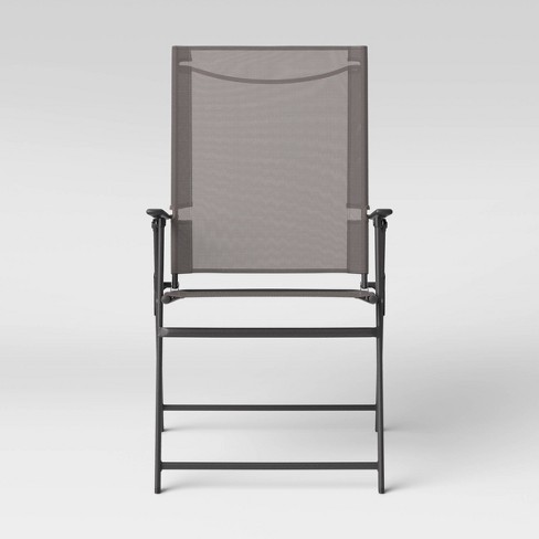 Sling Folding Patio Chair Gray Room Essentials Target