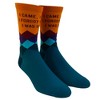 Crazy Dog T-Shirts Women's I Came I Saw I Forgot What I Was Doing Socks Funny Introvert Sarcastic Graphic Novelty Footwear - 2 of 4
