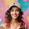 Dalix Strawberry Embroidered Cap Cotton Baseball Summer Cool Dad Hat Womens - 3 of 4