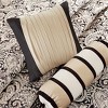 Sapphtopaz 6 Piece Quilt Set Comforter Set Jacquard Plant Printing Vermicelli Quilting Reversible Quilt with Throw Pillows - 3 of 4