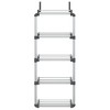 VidaXL Door Organizer with 5 Shelves 20.5 in.x7.9 in.x53.1 in. Aluminum - 3 of 4