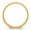Black Bow Jewelry 7mm or 8mm 14K Yellow Gold Lightweight Half Round Standard Fit Band - 2 of 4