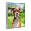 Stupell Industries Boxer and Rainbow Portrait Framed Giclee Art - 2 of 4