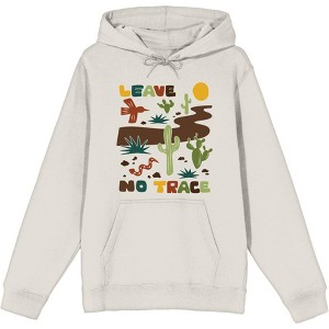 Adventure Society Leave No Trace Adult Long Sleeve Hoodie - 1 of 2