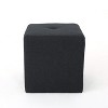 CAVINAS Simple Upholstered Square Cassella Cube Ottoman Chair,Small Ottoman Stool for Living Room,Bedroom - 3 of 4