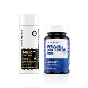 OXYENERGY Shilajit & Ashwagandha Bundle - 1 of 1