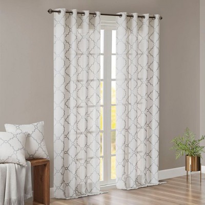 Kumasinova 63"/84"/95"/108" Bedroom Curtains with Grommet Top,Single Window Curtains Panel for Living Room,Kitchen Curtains for Window Treatments