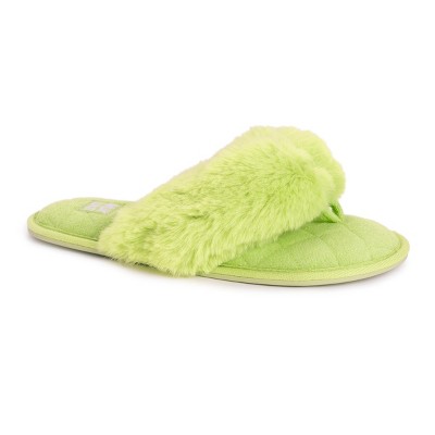 Muk Luks Women's Maren Thong Slipper-green S (5-6) : Target