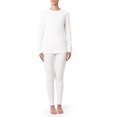 Fruit Of The Loom Women's And Plus Thermal Stretch Fleece Top And Pant ...