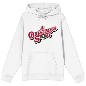 A Christmas Story Logo Men's White Sweatshirt- - 1 of 1