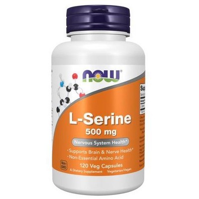 L-Serine 500 mg by Now Foods  -  120 VegCap