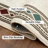 coucheta Multi-size Washable Area Rug for Bedroom, Modern Geometric Bordered Low Pile Soft Non Slip Throw Carpet Indoor, for Living Room, Dining - 2 of 4