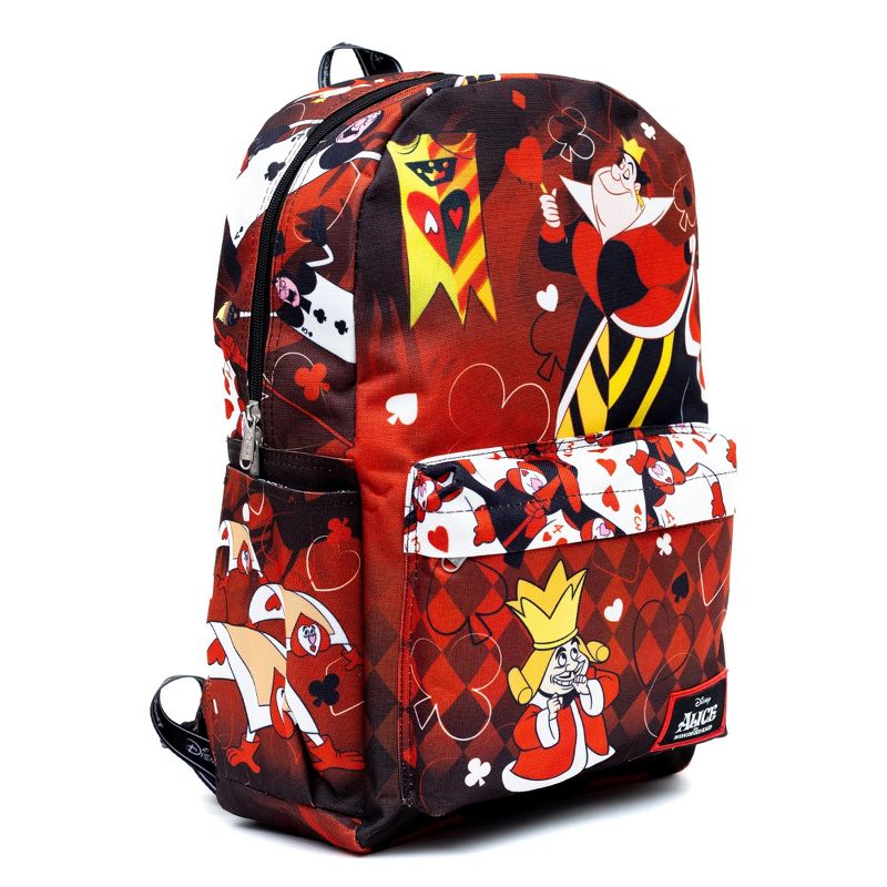 Wondapop Disney Alice in Wonderland Queen of Hearts 17" Full Size Nylon Backpack, 2 of 7